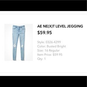 American Eagle Jegging